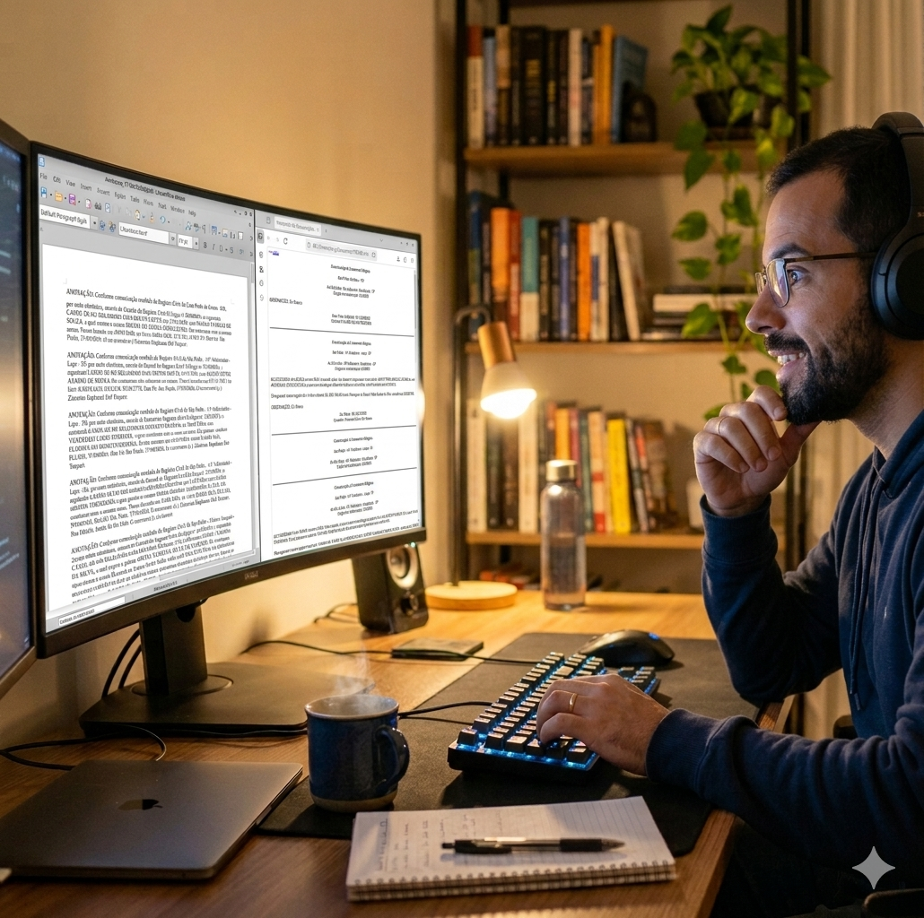Sistema gerando a anotação automaticamente